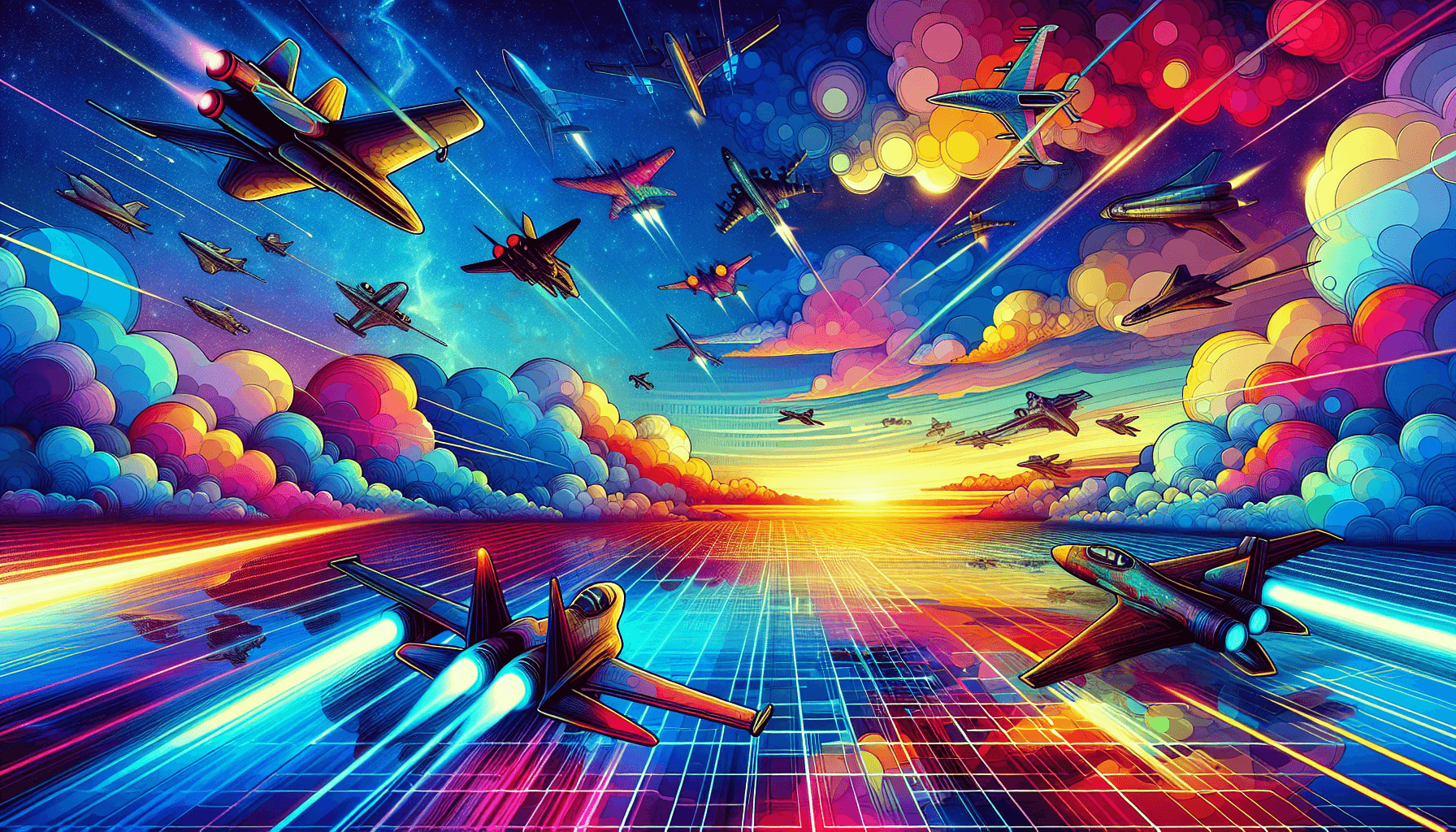 Aircraft models in game
